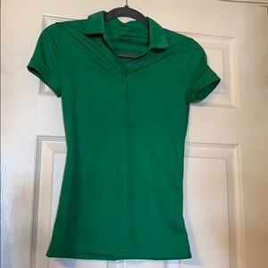 Women’s Nike gold shirt